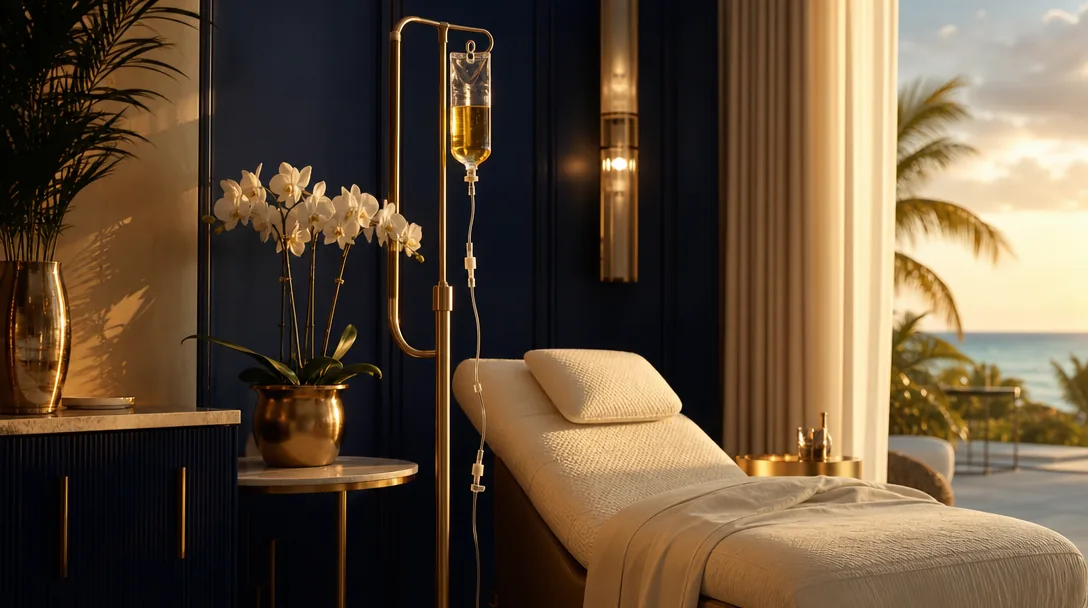 Oshun's signature luxury infusion lounge in Kingston, Jamaica